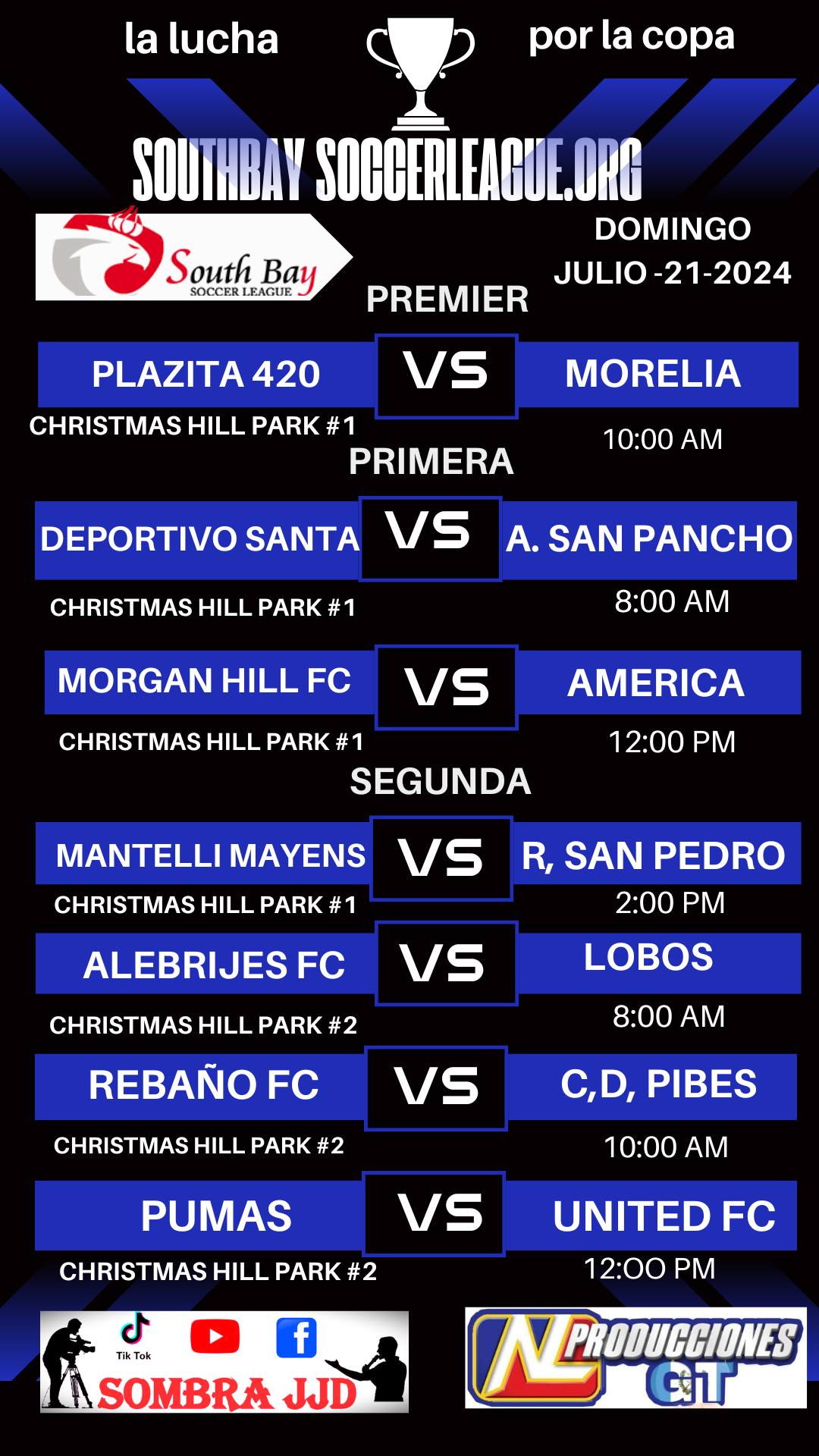 Eliminatorias South Bay Soccer League